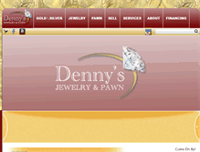 Tablet Screenshot of dennysjewelryandpawn.com